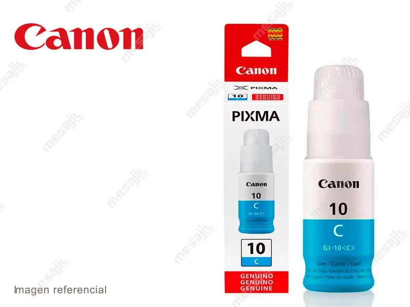 25713-1 Botella de Tinta Canon GI-10C Cian