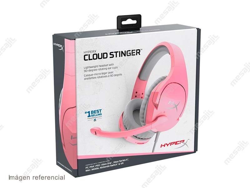 Audifono Gaming HyperX Cloud Stinger Pink