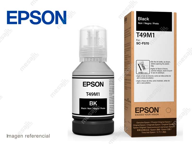 Botella de Tinta Epson T49M120 Negro SureColor F570/F571/F170