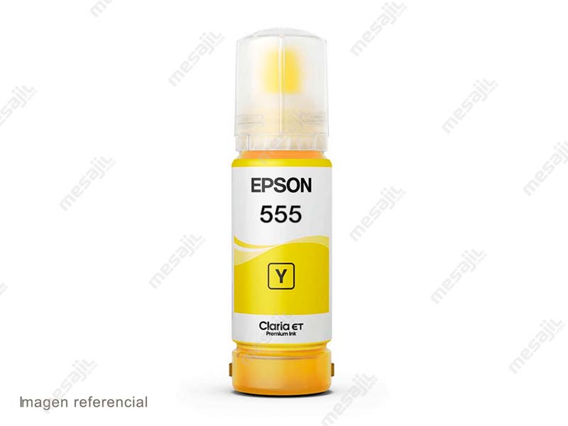 Botella de Tinta Epson T555420 Amarillo L8160/L8180