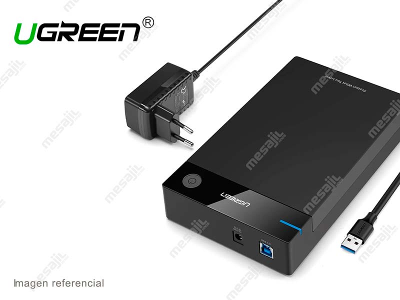 entusiasmo Sui querido Case UGREEN para Disco Duro externo 3.5" HDD USB3.0 5Gbps (50422) - Mesajil