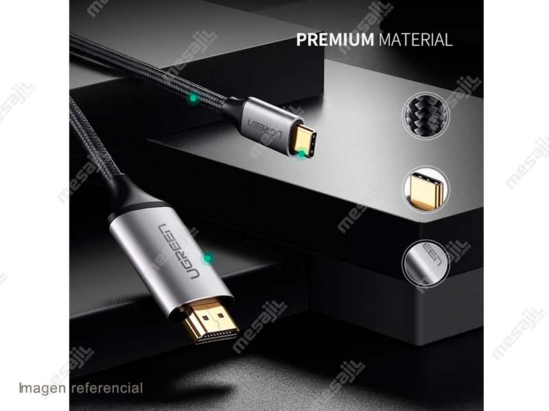 Cable HDMI 4K Ugreen a Tipo USB C de 1.5 m