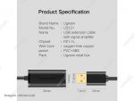 Cable UGREEN Extension USB 2.0 macho a hembra 15M (10323) (US121)