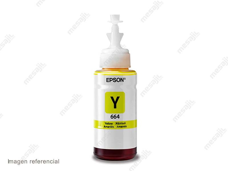 Botella de Tinta Epson T664420 Amarillo L200/L300/L455/L565