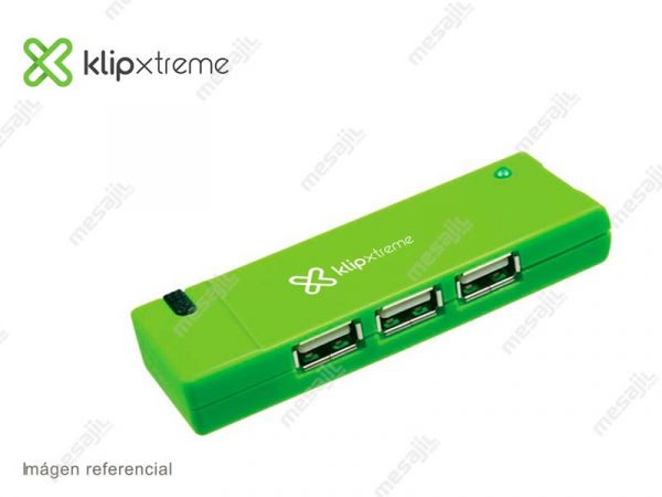 Hub Klip Xtreme USB 2.0 de 4 puertos