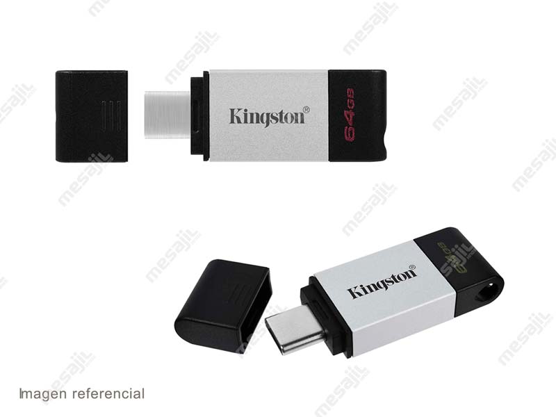 Memoria USB-C 3.2 64GB Kingston DataTraveler 80