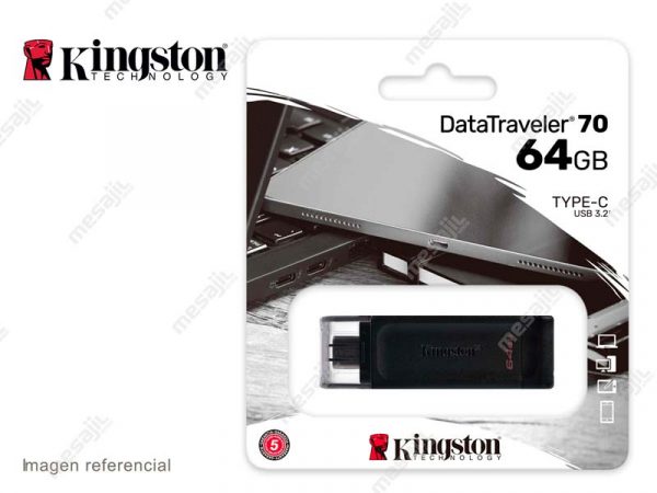 Memoria USB-C 3.2 64GB Kingston DataTraveler 70 