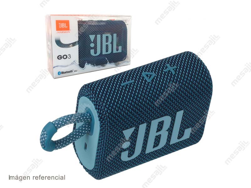 Parlante inalámbrico JBL Bluetooth Go 3 Azul