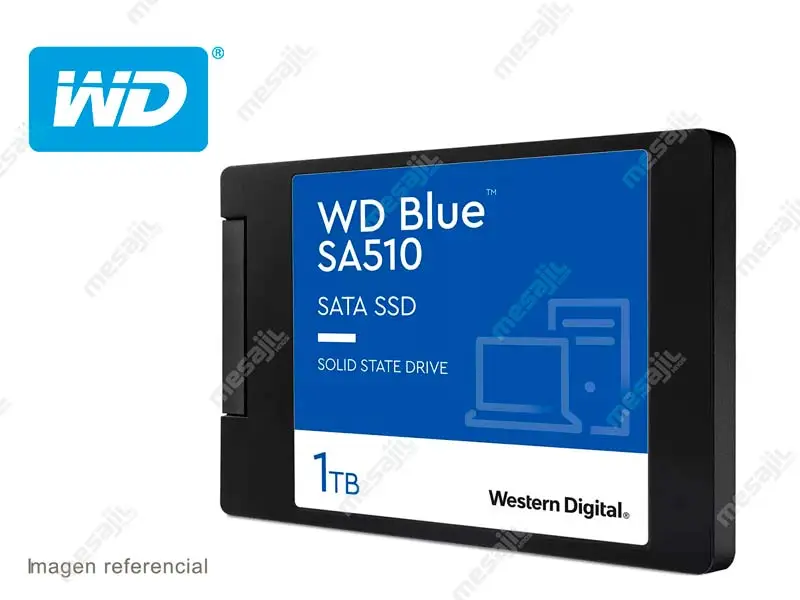 30405-3 Unidad de Estado Solido Interno de 1TB Western Digital Blue SA510 SATA SSD 2.5"