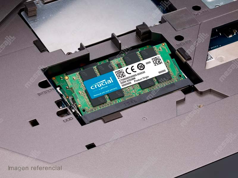 Memoria DDR4 Crucial 3200MHz 16GB SODIMM (CT16G4SFRA32A)