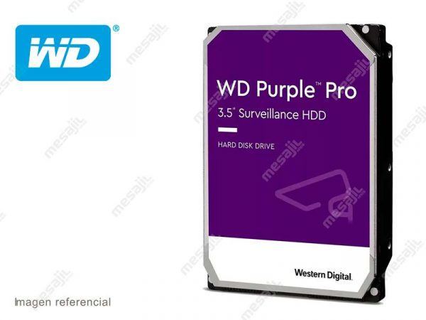 Disco Duro de 12TB Interno Western Digital Purple PRO NVR SATA 3.5"