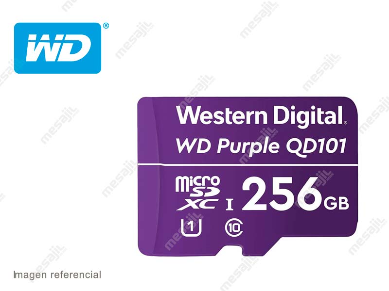 Memoria Western Digital Micro SD 256GB SC QD101 Video Vigilancia