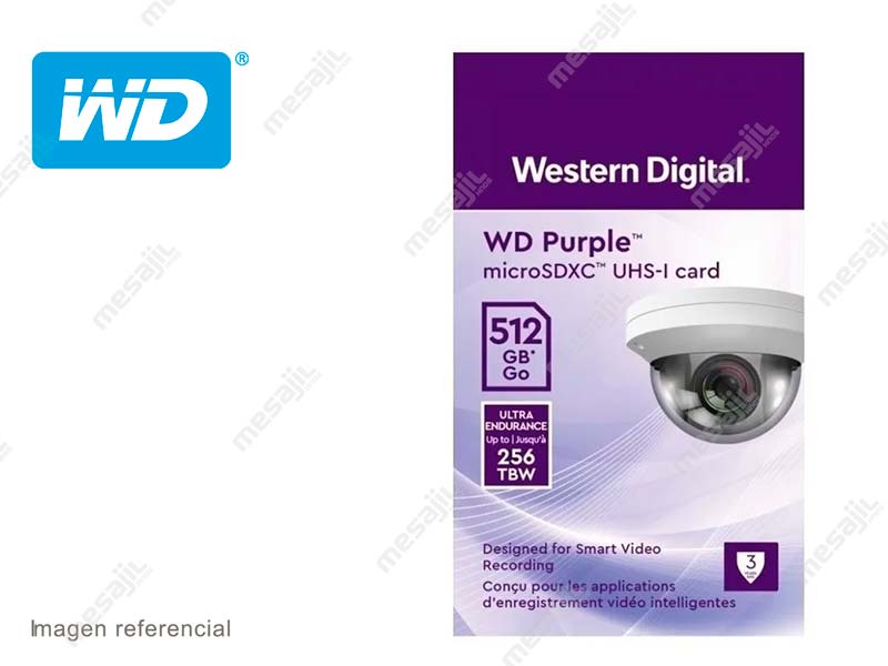 Memoria Western Digital Micro SD 512GB SC QD101 Video Vigilancia