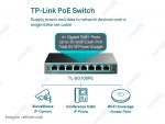 SWITCH TP-LINK 8-PORT TL-SG108PE Gigabit Easy Smart POE+ Switch