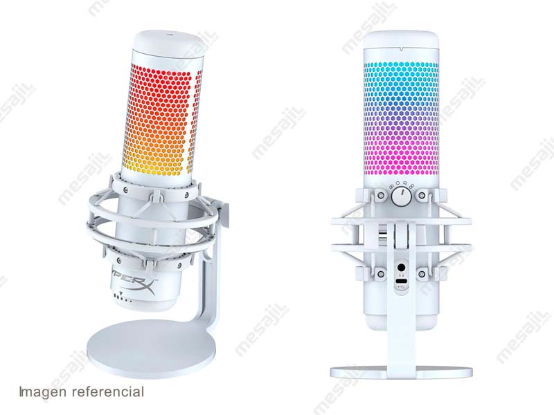 Microfono HyperX QuadCast S RGB Blanco