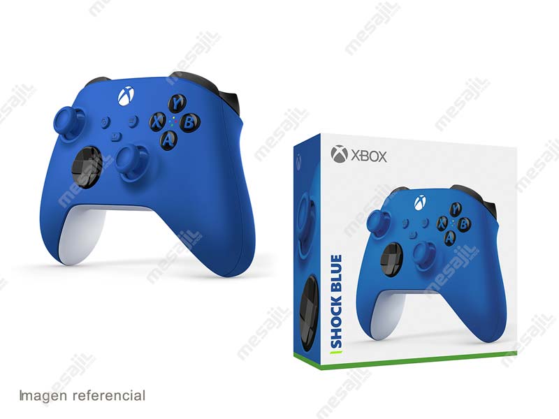 Mando Gamepad Microsoft Xbox Choque Azul