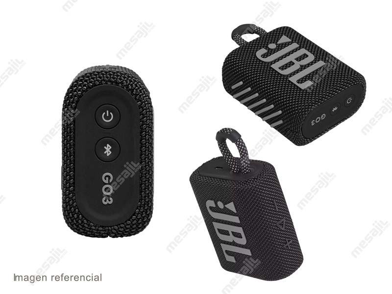 Parlante portátil JBL Go3 Bluetooth Black — ZonaTecno