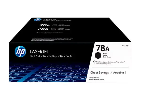 Toner HP 78A CE278AD Negro