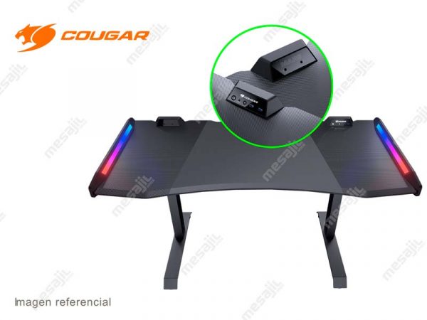 Escritorio Gaming Cougar Mars RGB 150cm, USB 3.0 x 2
