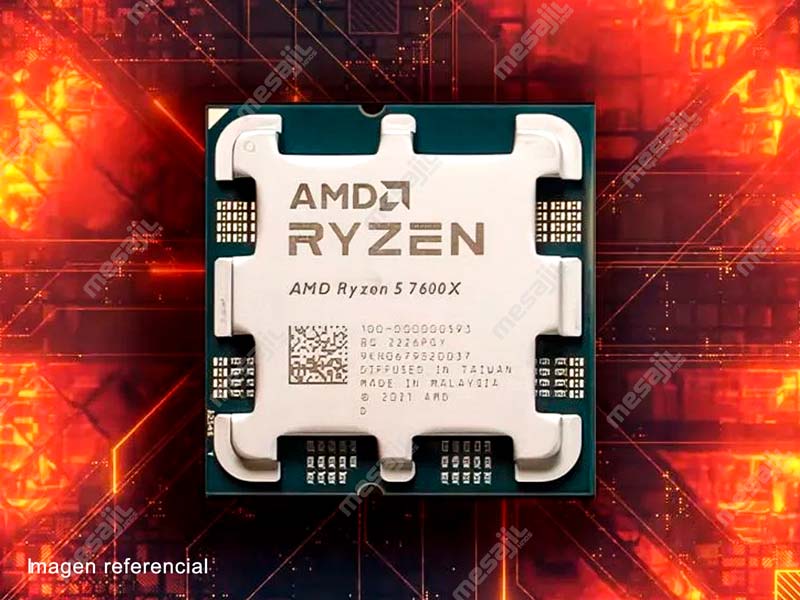 Procesador AMD Ryzen 5 7600X 4.7GHz 38MB Cache 6 Core Socket AM5