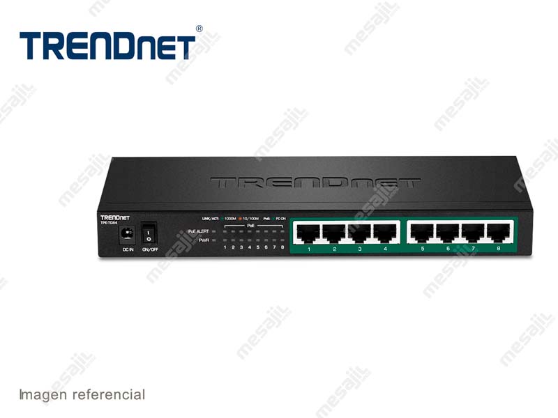 Switch TRENDnet TPE-TG84 8-Port Gigabit PoE+ (120W)