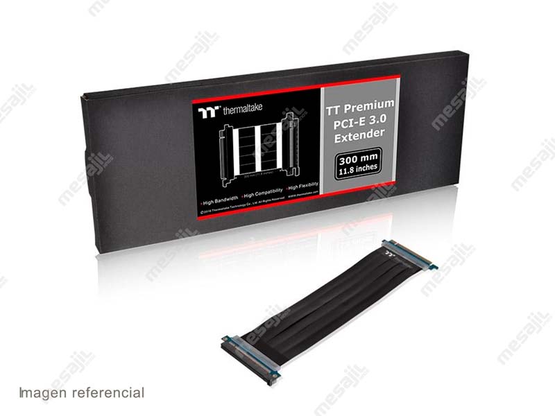Cable Riser THERMALTAKE TT Premium PCI-E 3.0 16x 30cm Black