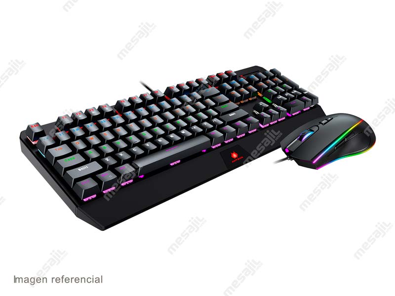 Combo Gaming Antryx Teclado + Mouse Chrome Storm GC-5100 Blue Switch