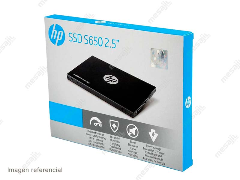 Unidad de Estado Solido Interno de 240GB HP SSD S650 2.5"