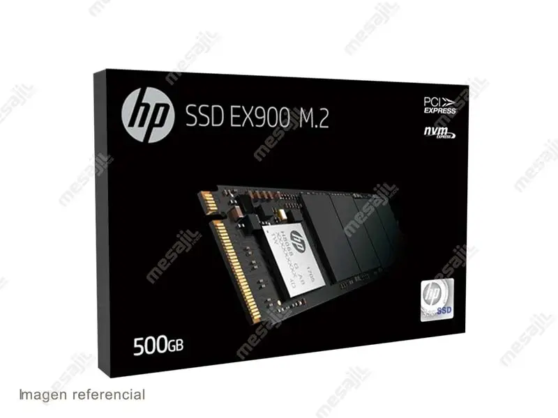 31893 Unidad de Estado Solido Interno M.2 de 500GB HP SSD EX900 PCI Express NVM
