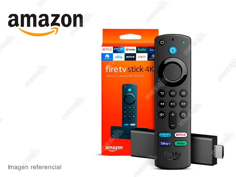 ▷  Dispositivo Streaming Fire TV Stick Streaming 4K con Alexa ©