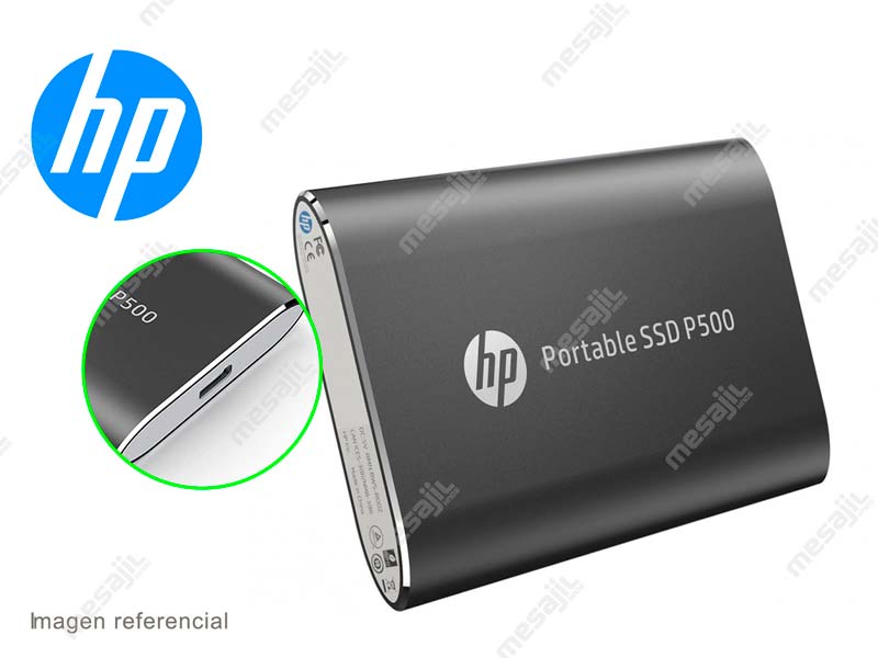 Unidad de Estado Solido Externo (SSD) Portatil HP P500, 1TB, USB-C