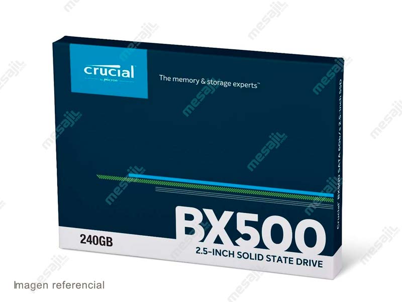 Disco Solido Interno de 240GB BX500 SSD 