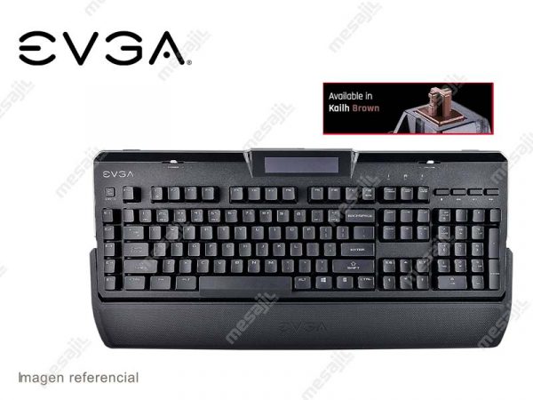 Teclado Gaming EVGA Z10 Red BlackLight Mechanical Brown Switch