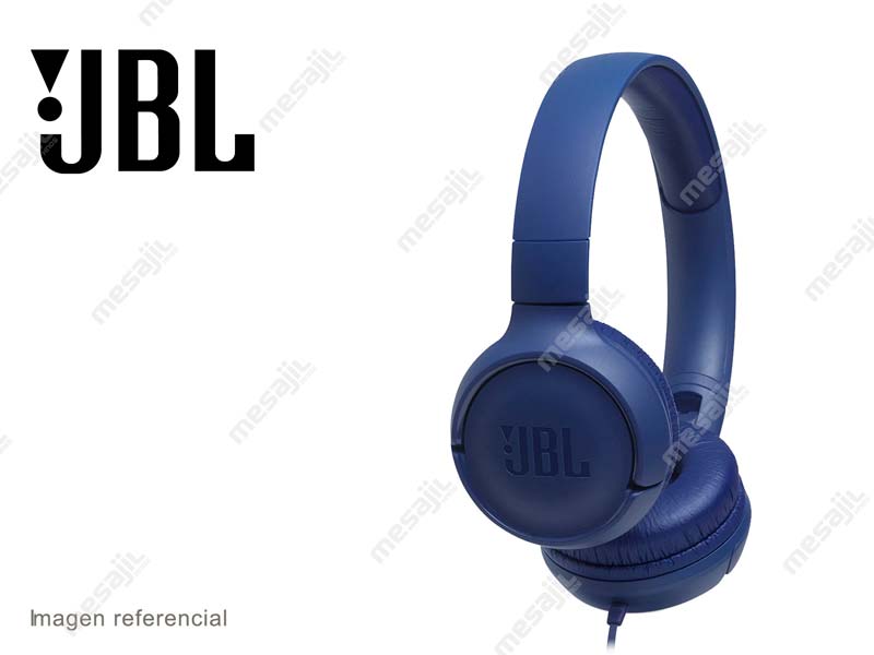 Audifono JBL Tune 500 Cable Pure Bass - Azul