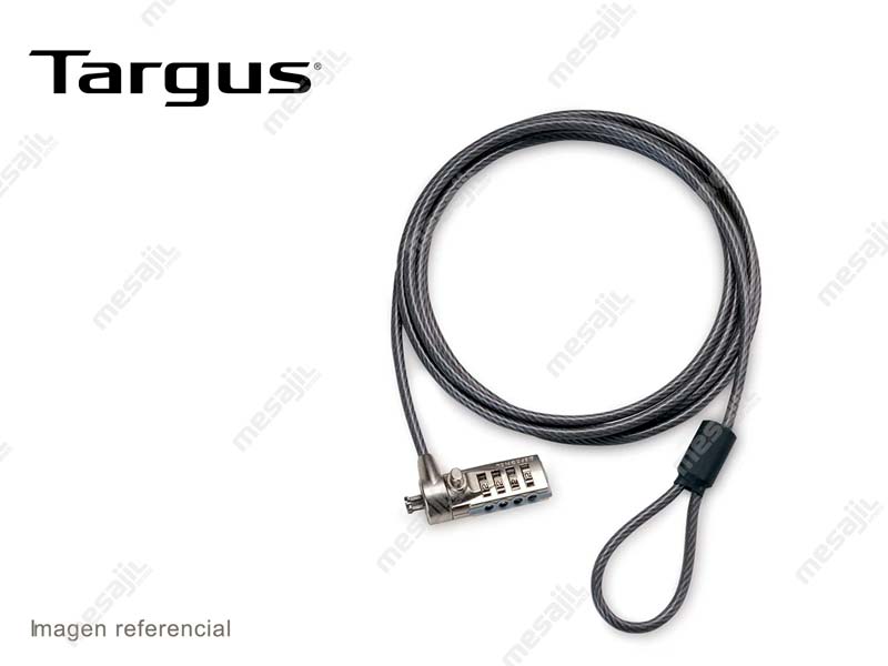 Cable Seguridad Targus Defcon CL - Acero con Clave PA410U