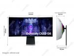 Monitor Gaming Samsung Odyssey G8 LS34BG850SNXZA 32" OLED 175Hz 0.03ms