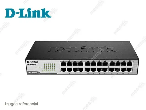 SWITCH D-LINK DES-1024D 24-PORT 10/100M bps.