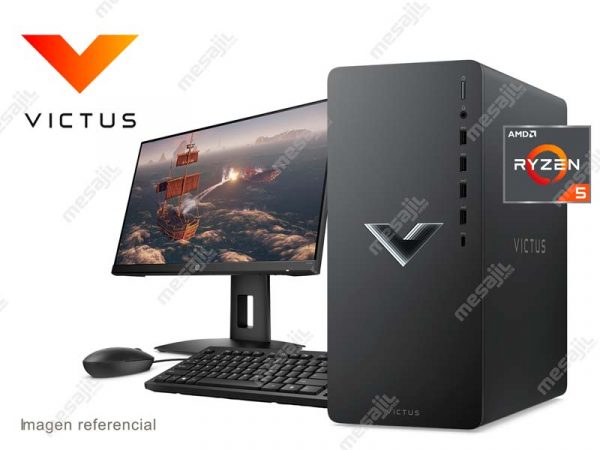 PC Desktop HP Gaming Victus TG02-0013lam AMD Ryzen5 5600G 8GB/SSD256GB/RX6400 4GB/W11h + Monitor HP X24ih Gaming