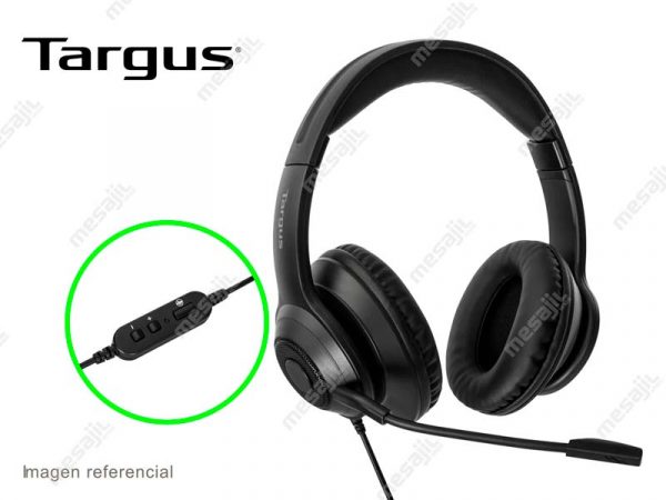 Audifono con Microfono Targus B2B USB Stereo OVER-EAR Negro