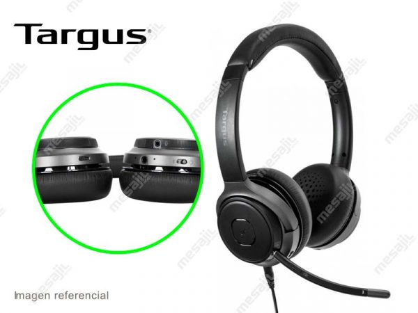 Audifono con Microfono Targus B2B Bluetooth Stereo ON-EAR USB-C Negro