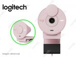 Camara Web Logitech Brio 300 FHD 1080P USB-C Rosa