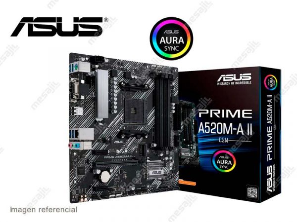 Placa ASUS Prime A520M-A II AMD AM4/DDR4/HDMI USB 3.2 mATX