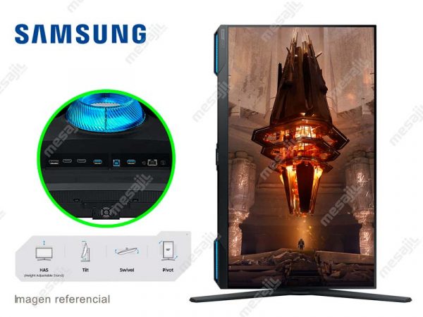 Monitor Gaming Samsung Odyssey G570 G5LS32BG702ENXGO 32" 4K UHD 144Hz/1ms