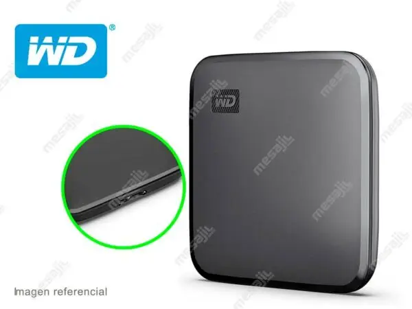 Unidad SSD Externo Western Digital 480GB Elements SE USB 3.0