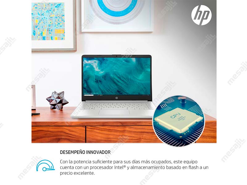 Laptop HP 14-DQ2519LA Intel i5-1135G7 8GB/SSD256GB/14" FREEDOS NO WIND.