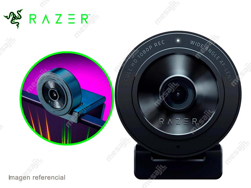 Cámara Web Razer Kiyo Con Aro De Luz Hd 720p Streaming