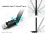 Adaptador TP-Link Inalambrico Archer T2U Plus AC600 USB