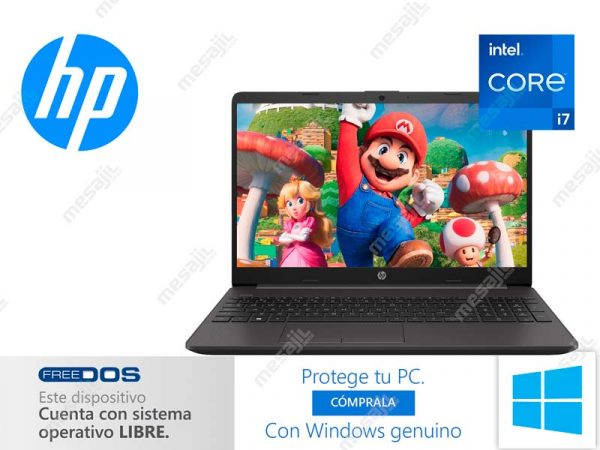 Laptop HP 250 G9 Intel Core i7-1255U 8GB/SSD512GB/15.6" /No incluye windows