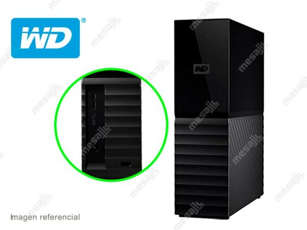 Almacenamiento NAS Western Digital My Book 6TB USB 3.0/ (WDBBGB0060HBK-NESN)