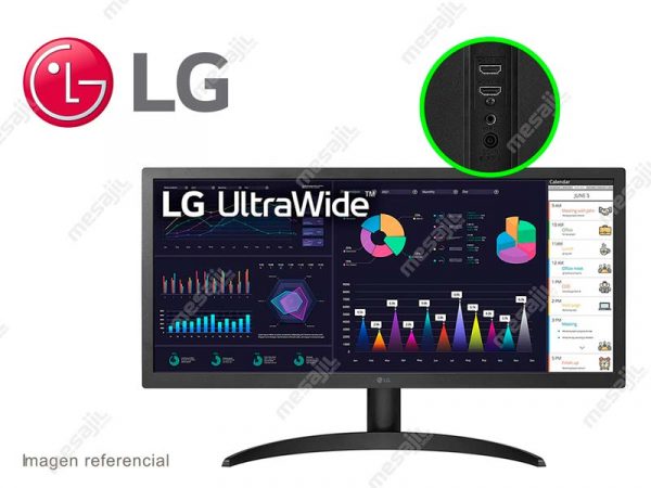Monitor LG 26WQ500-B 25.7" UltraWide Full HD HDMI/IPS